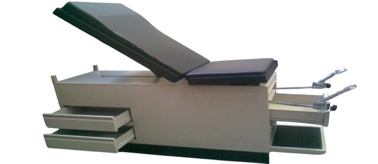 Mesa de exploración con pistones
